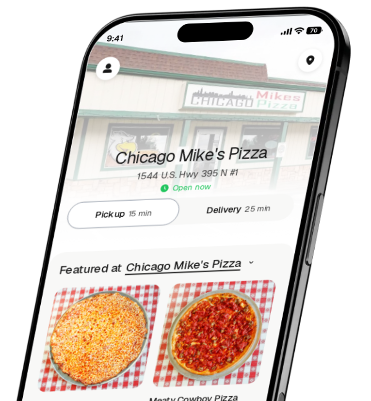 Chicago Mike's Pizza app preview